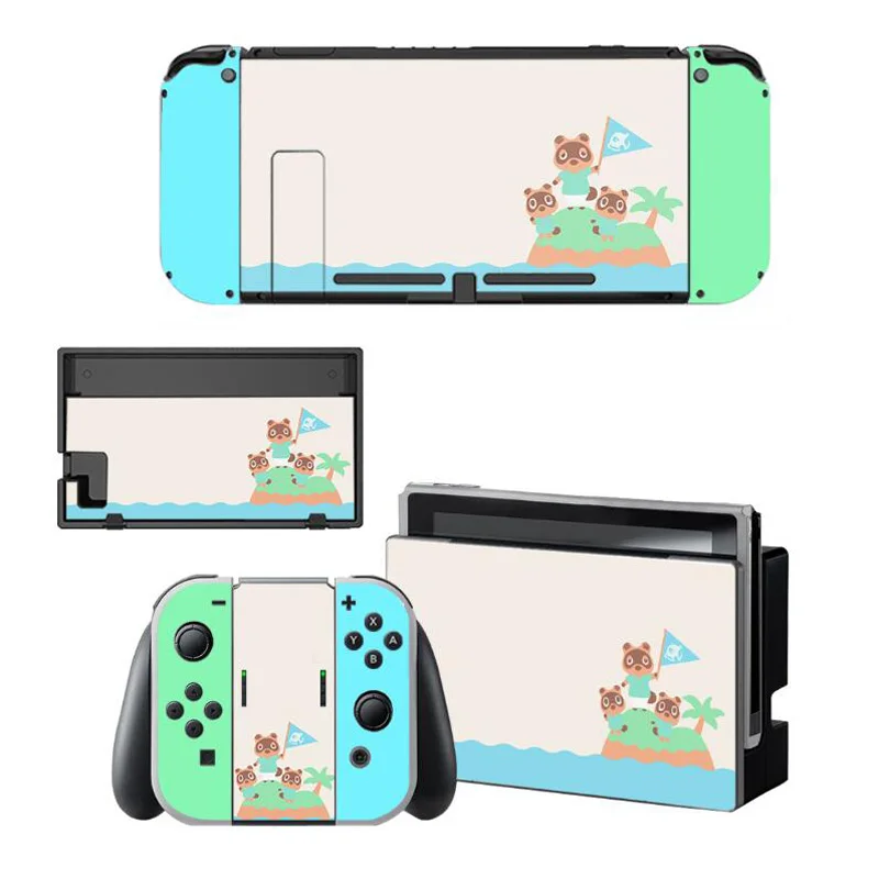 Animal Crossing Screen Protector Sticker Skin za Nintendo Switch NS Console Dock Punjač Stand Holder Joycon Controller Case
