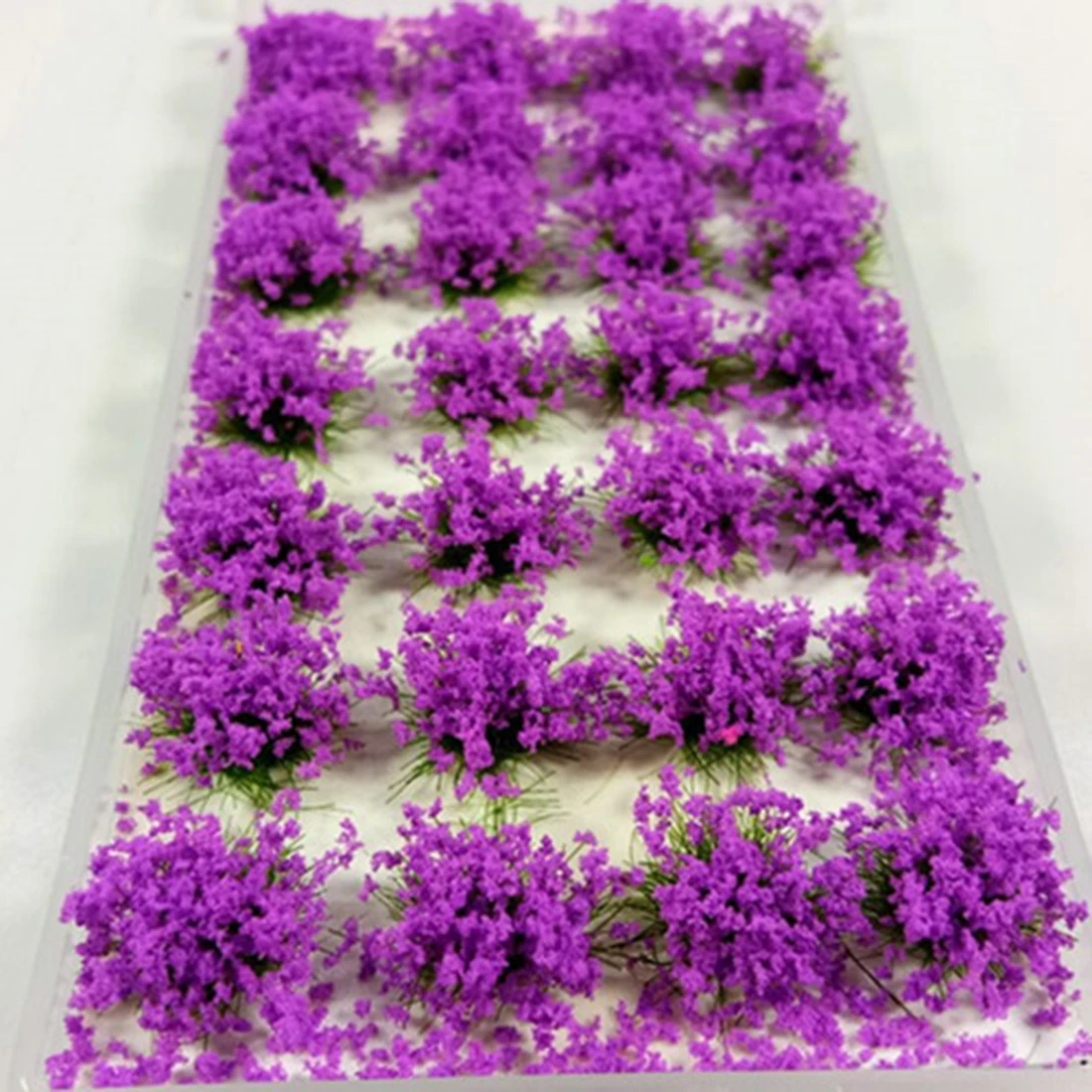 Novi simulacijski model cvjetne klastera Flowers Scene Model For 1:35/1:48/1:72/1:87 Scale Sand Table Miniature Decor - crvene boje