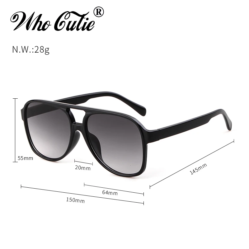 Tko cutie prevelike zračni sunčane naočale Žene brand dizajn moda modni pilot plastične sunčane naočale nijanse Люнет berba OM788
