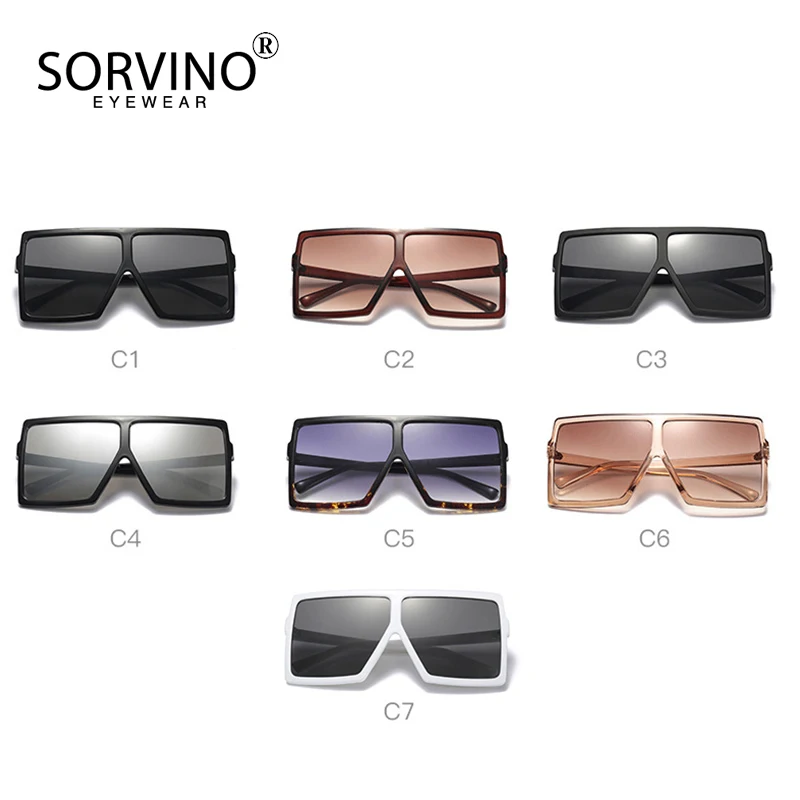 SORVINO prevelike sunčane naočale ženski luksuzni brand moda 2020 berba kvadratni okvir velike sunčane naočale nijanse Gafas sjena ogledalo