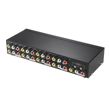 GREATLINK AV Switch Box 4 in 1 AV out audio kompozitni video signal za HDTV LCD DVD 3 RCA Switcher 8 do 1 selektor nije cjepidlaka