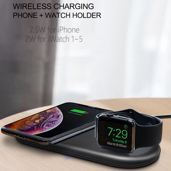 Bežični punjač Pad QC 3.0 Quick Charge za iWatch 1 2 3 4 5 adapter Qi Wireless Fast Charging za iPhone 11 Xs Samsung Note 10