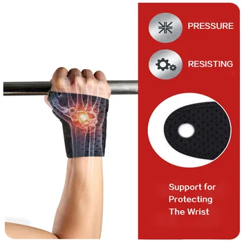 1 par напульсник podrška tlaka kompresije elastični zglob oblozi ruka nosač za teretanu fitness mjenjač snaga utega