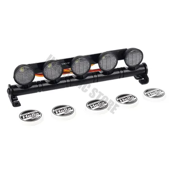 127 mm/157 mm RC Car LED Light Lamp Bar za 1:10 RC Rock Robot Traxxas Trx-4 SCX10 & SCX10 II 90046 90047 Tamiya CC01 D90