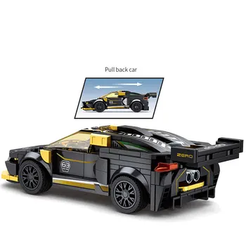 Creative MOC City Car Roadster Super Sports Car Building Block Toy Vehicle Model Racer Kit Bricks Super Boy Racers Gifts
