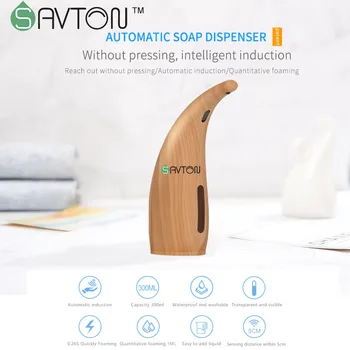 SAVTON 300ml Dispenser Automatic Hand Soap Sanatizer Dispenser Foam Soap Dispenser beskontaktne pametne pribor za kupaonice