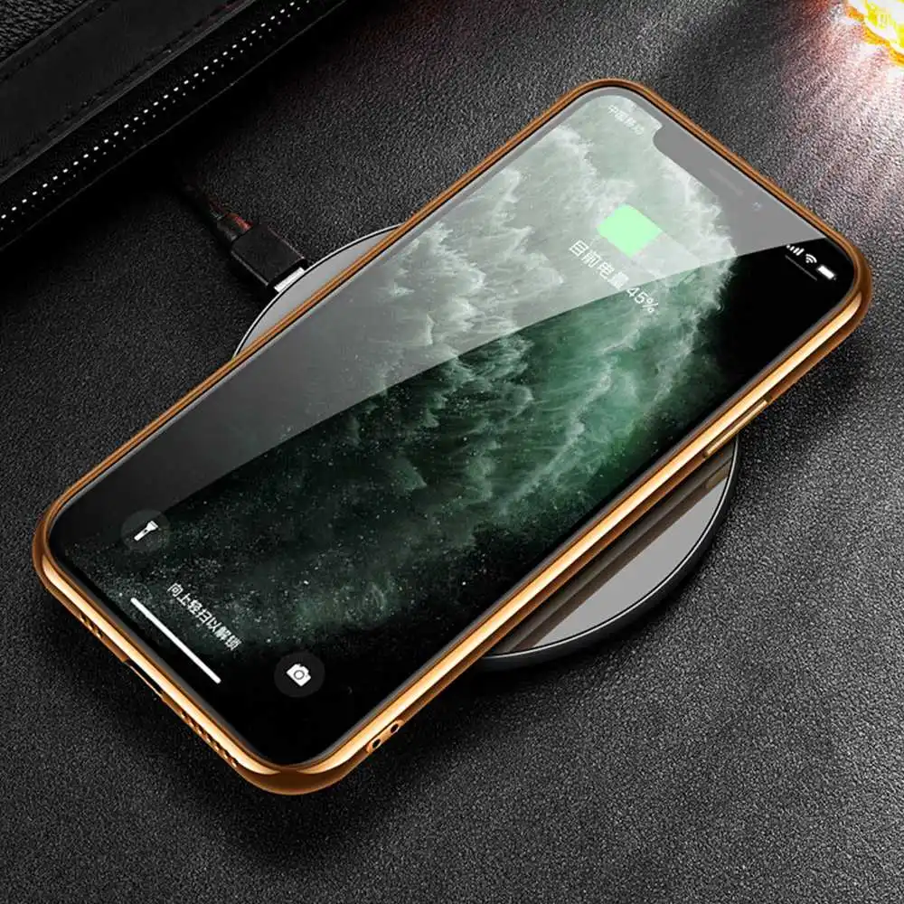 Torbica od prave kože za Iphone 11 Pro XS Max Cases For 12 Pro Max Mini Cover galvanske Coque za Iphone X XR 11 Cases Fundas